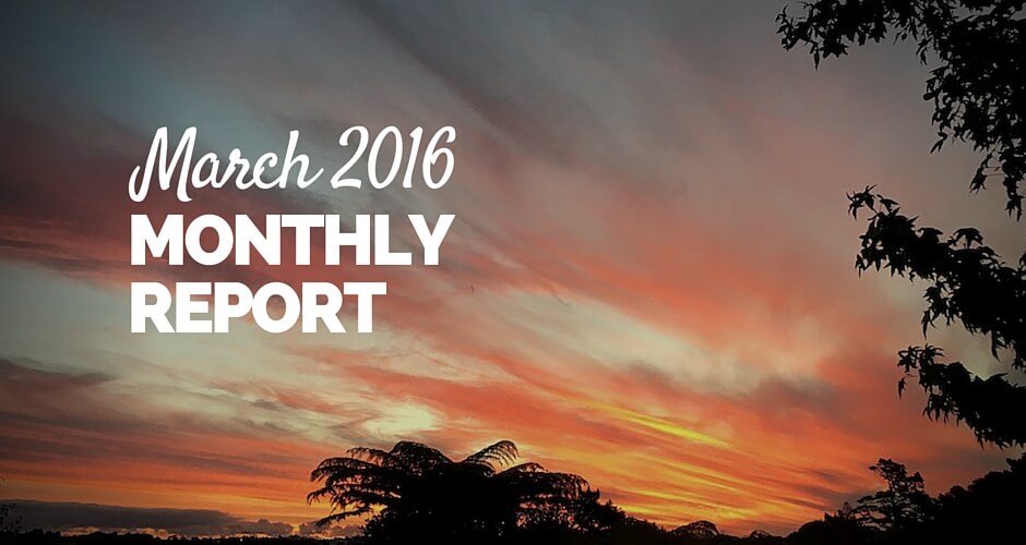 March 2016 Monthly Report Paul Minors