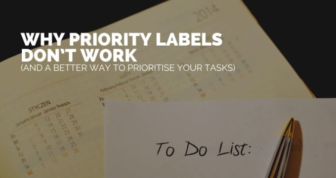 Why priority labels don’t work (and a better way to prioritise your tasks)